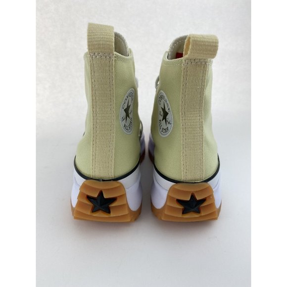 Converse Run Star Hike Lemon Gum Women's Shoes Sneakers Platform Yellow White - Picture 4 of 11
